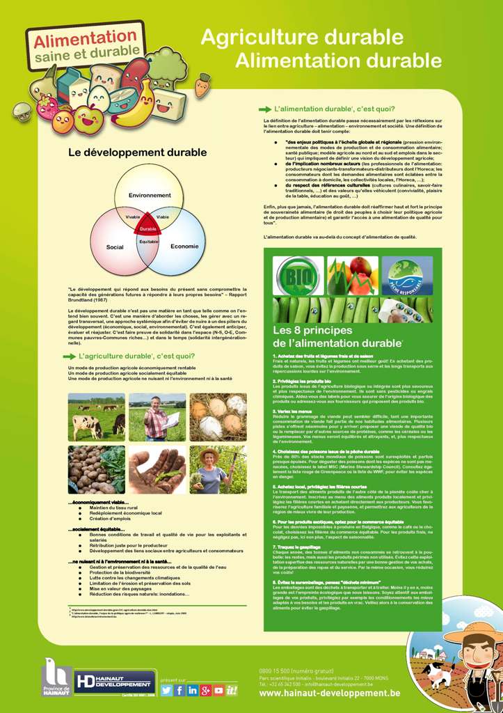 découvrez comment l'agriculture durable transforme nos pratiques alimentaires et préserve notre environnement. explorez les méthodes innovantes qui favorisent une production respectueuse de la nature tout en garantissant une alimentation saine et accessible pour tous.