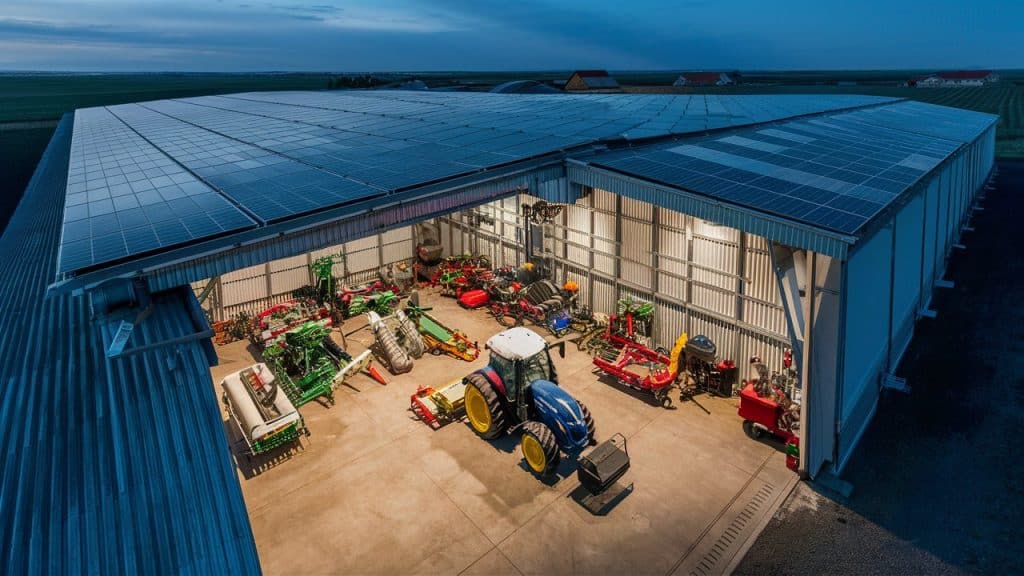 découvrez notre hangar solaire autonome, une solution innovante et durable pour vos besoins de stockage. équipez-vous d'une structure écologique qui utilise l'énergie solaire pour fonctionner de manière autonome, tout en préservant l'environnement. idéal pour les entreprises soucieuses de réduire leur empreinte carbone.