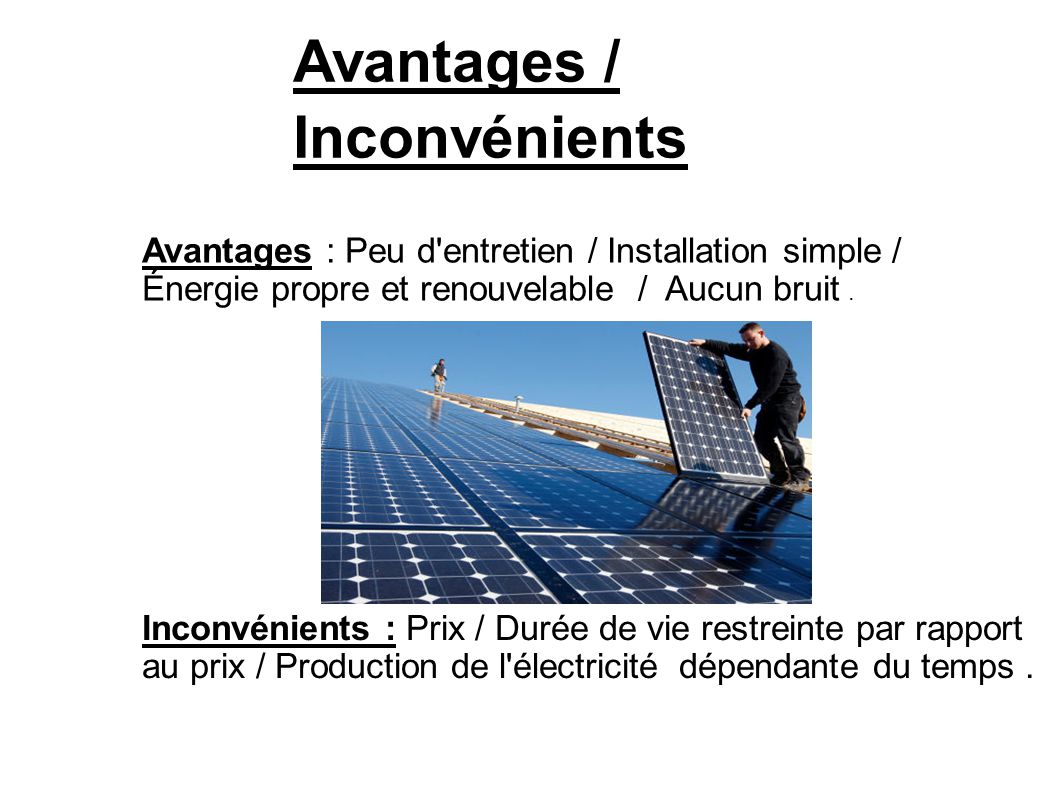 découvrez les nombreux avantages de l'énergie solaire : une source d'énergie renouvelable, des économies sur les factures d'électricité, une réduction de l'empreinte carbone et une valorisation de votre propriété. optez pour une solution durable et écologique dès aujourd'hui !