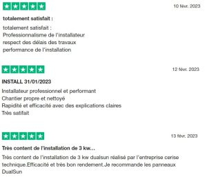 découvrez des avis détaillés et des retours d'expérience sur dualsun, une solution innovante en matière d'énergie solaire. qu'il s'agisse de performances, de fiabilité ou de service client, laissez-vous guider par les témoignages d'utilisateurs.