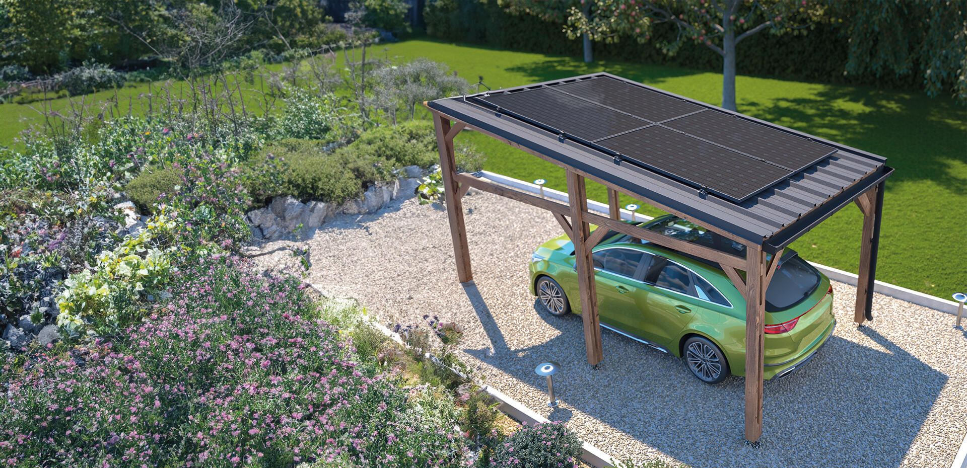 découvrez notre carport solaire éco-éco, une solution durable et esthétique pour abriter votre véhicule tout en produisant de l'énergie renouvelable. optez pour une alternative écologique qui allie design moderne et économies d'énergie.